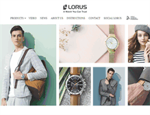 Tablet Screenshot of loruswatches.com