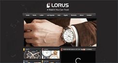 Desktop Screenshot of loruswatches.co.uk